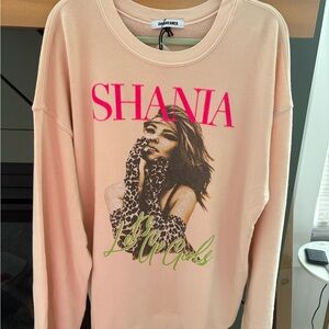 Daydreamer Cream Shania Oversized Long Sleeve Sweatshirt.